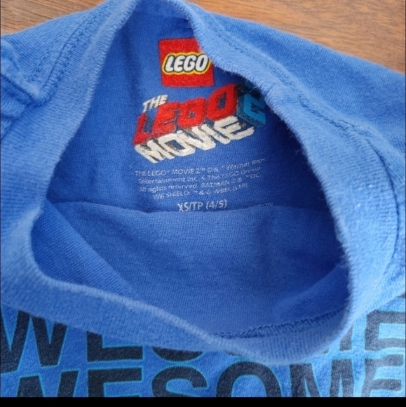 Lego Movie Tee Awesome Shirt size 4/5 - Picture 2 of 2